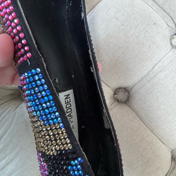 Steve Madden Multicolor Rhinestone Heels - Picture 9 of 10